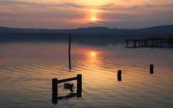naplemente balaton tó magyarország