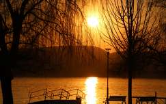 naplemente balaton pad tó magyarország