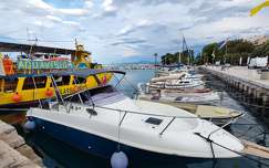 tengerpart csónak horvátország kikötő nyár hajó