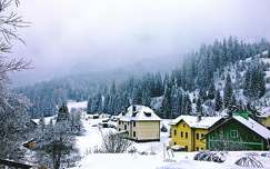 ház hegy címlapfotó erdő tél
