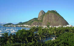 hegy brazília tenger pálma rio de janeiro kövek és sziklák kikötő