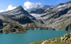 hohe tauern hegy ausztria kövek és sziklák alpok tó