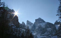 Napfelkelte az olasz Alpokban