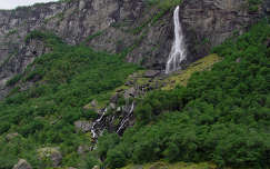 vízesés kövek és sziklák skandinávia norvégia