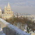 Budapest,Halászbástya télen