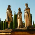 Córdoba, Espana, Los Reyes Cristianos con Cristóbal Colón en Las Jardines del Alcázar