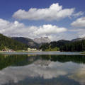 Misurina-tó, Dolomitok, Olaszország.