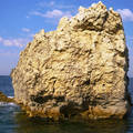 Korfu sziklás partja
