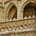 Toledo Spain, Part of the facade from the Cathedral