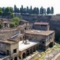 Olaszország,Herculaneum romjai a Vezúv pusztítása után, 30 méterrel a felszín alatt.