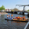Haarlem-Holland, River Spaarne, Queensday 30-04