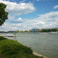 Duna és Pest a Margit szigetről