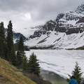 Kanada Alberta-tartomány gleccser a Sziklás-hegységben