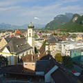 Kufstein látképe a várból,Tirol