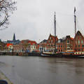 Haarlem, Nederland, aan het Spaarne