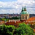Kilátás a prágai várból a városra