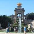 Barcelona - Szökőkút a Citadella parkban 1