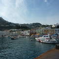 Capri a kikötőből, Olaszország