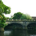 Régi híd a Derwent folyón. Derby, Egyesült királyság.