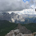 Kilatas a Dolomitok tetejerol, Olaszorszag