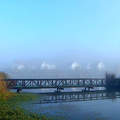 ősz, pára, híd, magyarország