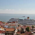 Kilátás a Miradouro do Recolhimentoról, Lisszabon, Portugália