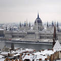 Budapest, Parlament télen