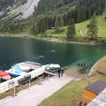 Gosau tó búvárokkal,Ausztria