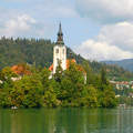 Bledi tó,  Szűz Mária búcsújáró templom - Szlovénia