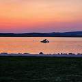 Velencei tó naplemente