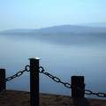 Balaton, víz, köd