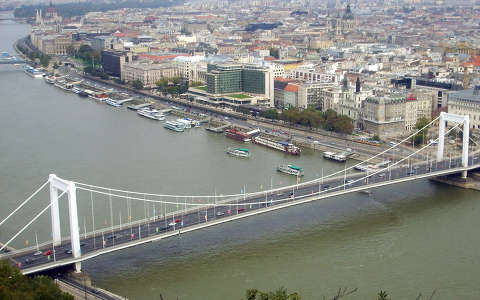 Magyarország, Budapest, Erzsébet-híd