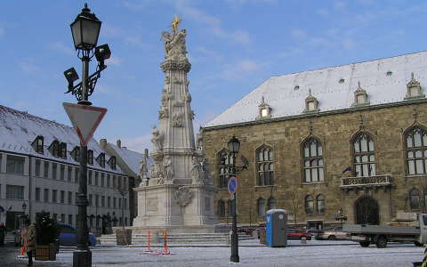 Budapest,Szentháromság tér télen
