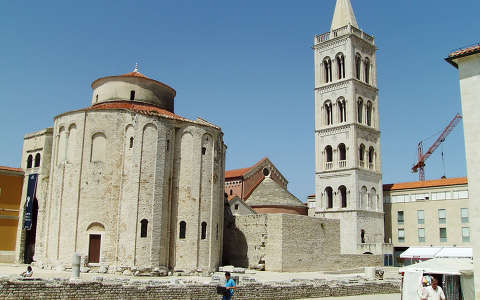 Horvátország-Zadar-Szent Donát templom