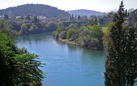 Folyópart, Podgorica, Montenegró