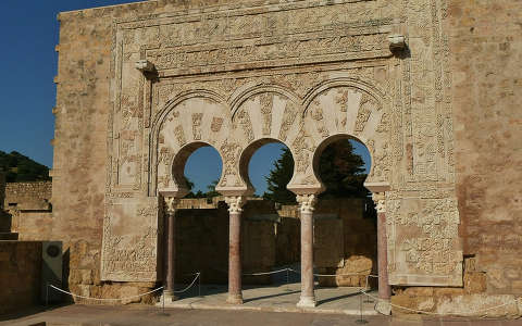 Cordoba, Spanje. Restauratie werk van Al Medina al-Zahra