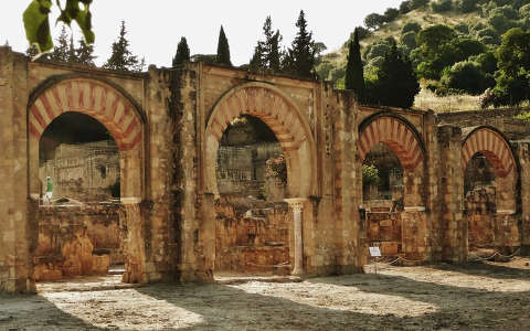 Córdoba, Spain. Restorationwork of Al Madinah al-Zahra