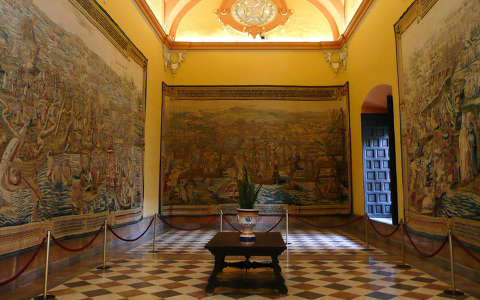 Sevilla, Real Alcázar. Salón de los tapices