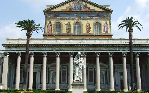 Szt. Pál Bazilika kertje, Róma