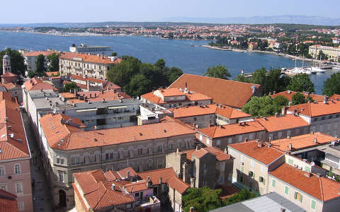 Horvátország- Zadar, a Szent Donát templomból nézve