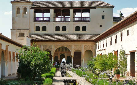 Granada Spain,Alhambra, Palacio de Generalife