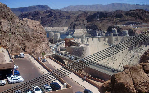 Hoover Dam gát, USA, Nevada