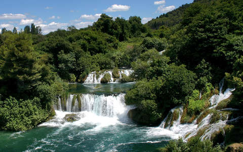 Krka Nemzeti Park, Horvátország.