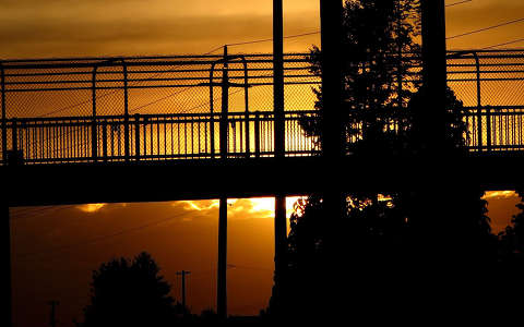 híd naplemente