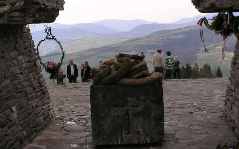 Vereckei hágó hegyei az emlékműtől,Kárpátalja,Ukrajna