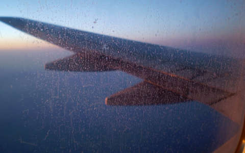 eső napfelkelte repülő
