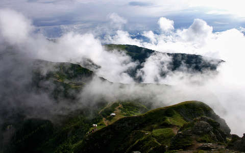 Románia - Kárpátok - a Csalhó felhőkben