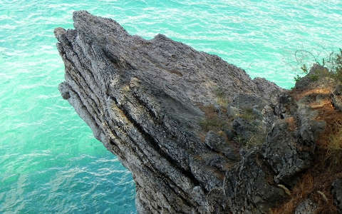 Montenegro-krokodil fej formájú szikla