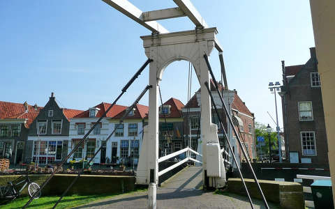 Enkhuizen, Nederland Ophaalbrug