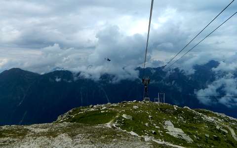 Auiguille Du Midi felé
